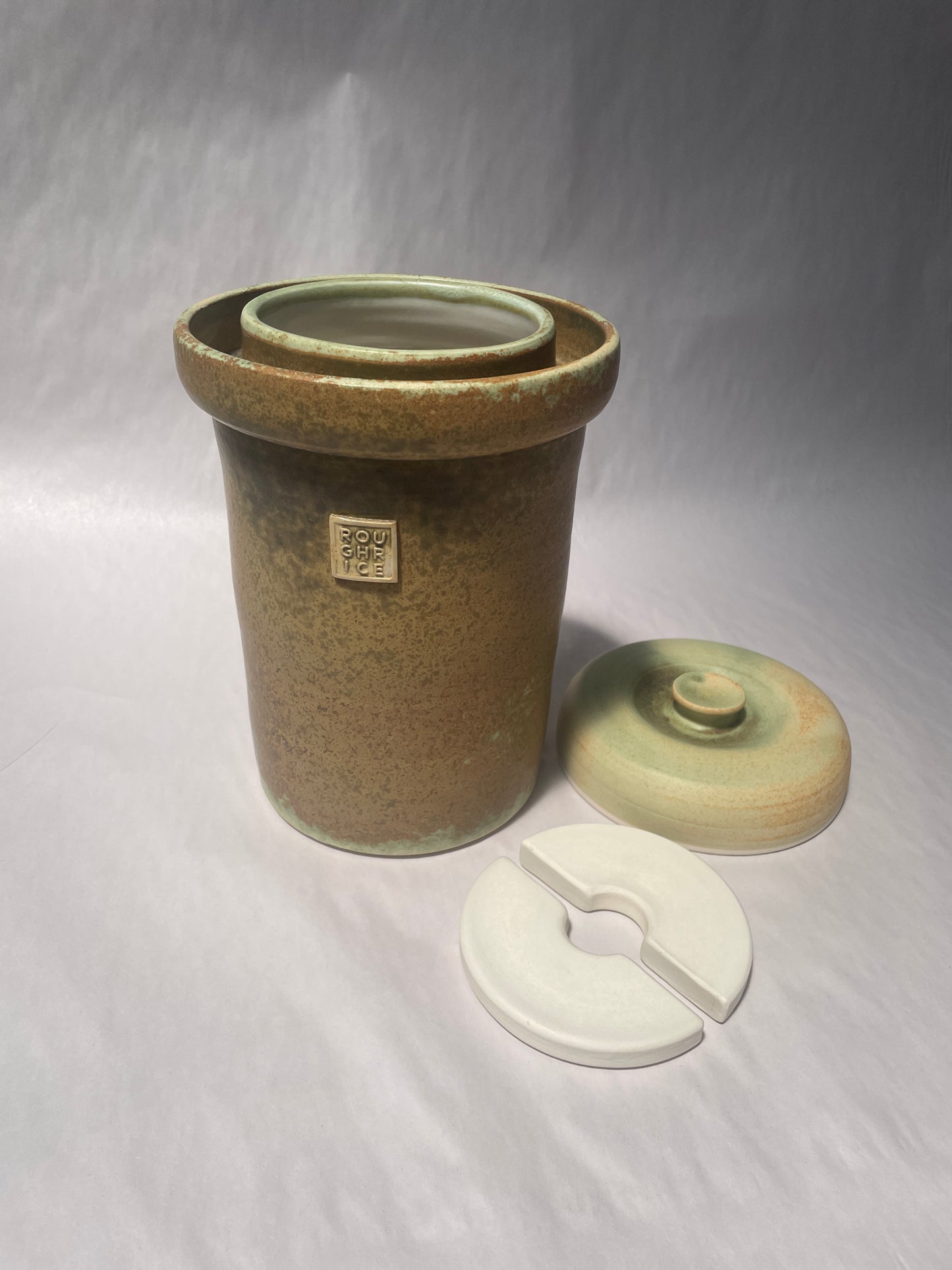 ROUGH RICE FERMENTATION CROCKS