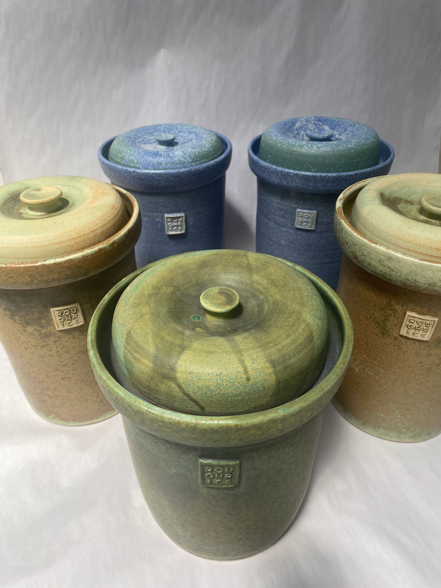 ROUGH RICE FERMENTATION CROCKS